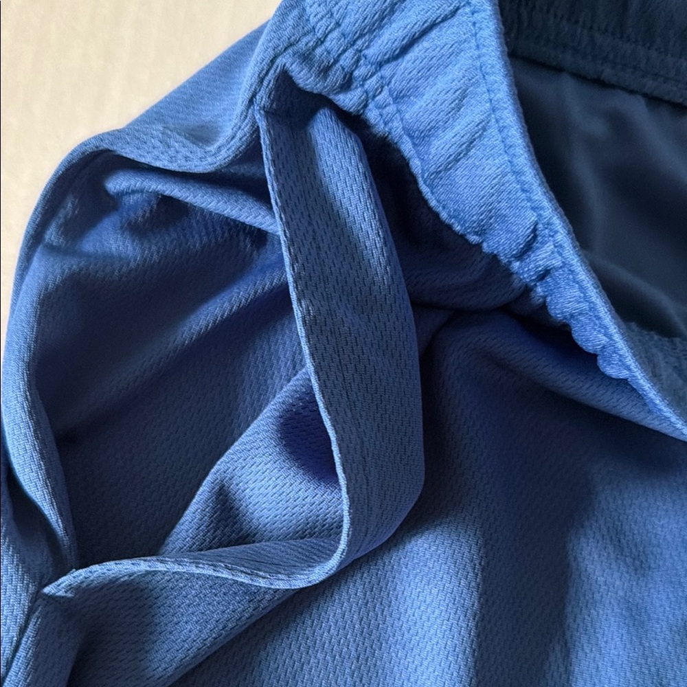 Blue Men's Athletic Mesh Shorts - Picture 7 of 9